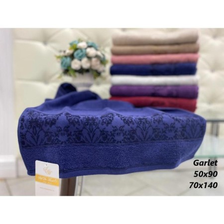 Terry towel Sofi de Marko Garlet, 450 gr, size 70x140 cm, white color-1