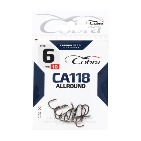 Cobra Allround hooks, series CA118, No. 006, 10 pcs.