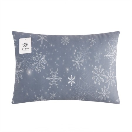 Pillow Ethel "Snowflakes" 60*40 cm, 100% p/e-8