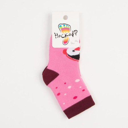 Noski children's terry, pink color, size 14-16-3