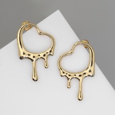 Earrings metal 