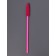 Brushes for eyebrows and eyelashes, silicone, set - 10 pcs, 10.5 cm, pink color