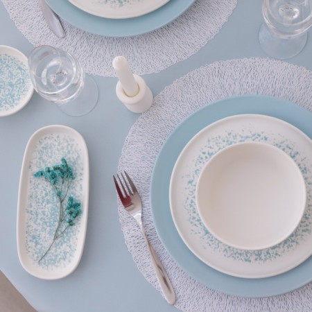 Serving porcelain magistro "Lunar ocean" 21.5 × 10 × 2.2 cm-6