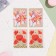 Set of mini -postcard "Wishes - 4" poppy, 40 pieces, 5 x 7 cm
