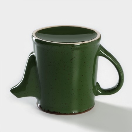 Porcelain teapot Punto Verde, 500 ml, h = 14.5 cm-5