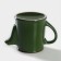 Porcelain teapot Punto Verde, 500 ml, h = 14.5 cm