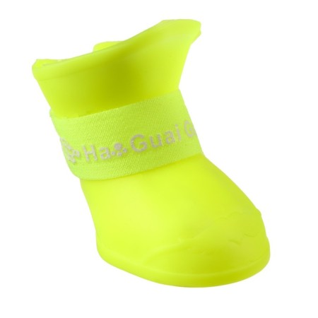 Rubber boots "All-terrain vehicle", set 4 pcs., Rr. M (sole 5 x 4 cm), yellow-9