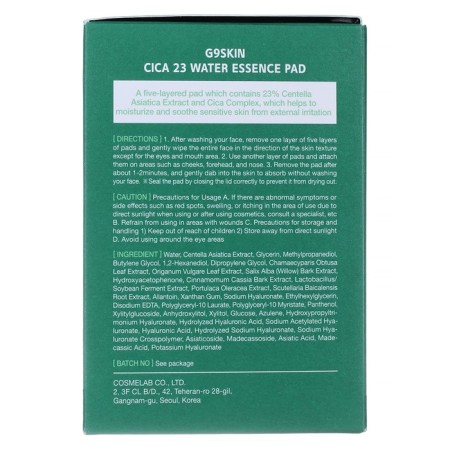 Facial Pads cleansing the Asian G9Skin Cica 23-2