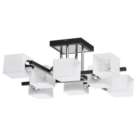 Tetro ceiling chandelier, 8x60W E27, coffee house 60x60x22 cm