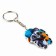 Raccoon key a keychain, 3.8 x 10 cm