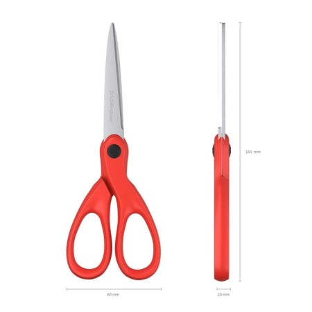 Scissors Erichkrause Unity, 16 cm, red-2