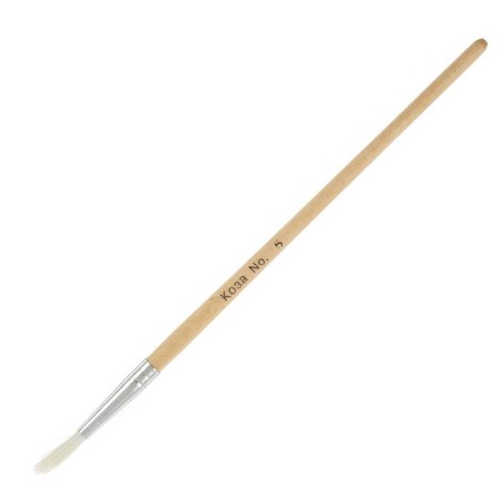 Koz's hand set, 5 pieces (No. 1, 2, 3, 4, 5), round, with wooden handles, in a blister-2