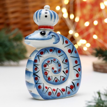 Porcelain flask "Petersky Snake", 13 cm, 100 ml-1
