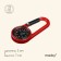 Compass Maclay 2603, with carbine, d = 3 cm, color mix
