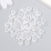 Beads Plastic "Ball with faces" transparent set 10 grams 0.7x0.7x0.5 cm