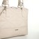 Women's bag with lightning, white color