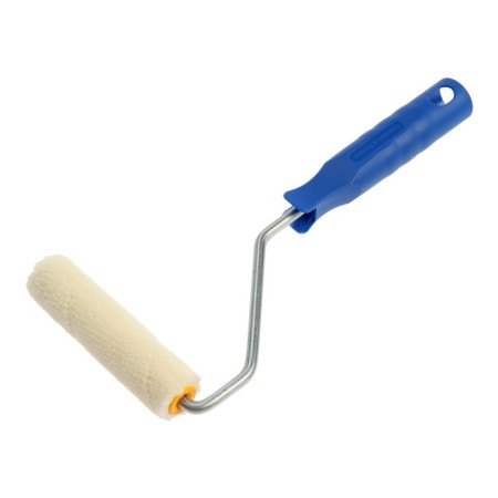 Mini-veil tundra, velor, 100 mm, handle d = 6 mm, d = 15 mm, pile 5 mm-2