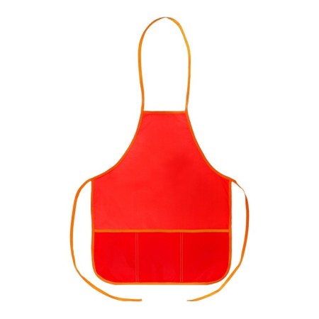 Apron for labor + sleevens, 490 x 390/250 x 160 mm, size S (height 116-146), calligrata, "standard", red-10