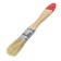 Brush flat bison 4-01003-020, natural bristles, wooden pen, 20mm