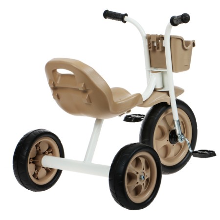 Trike 4 three -haired bicycle, beige color-2