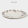Board New Year's share Snow Cone, d = 25 cm, ceramics, white color