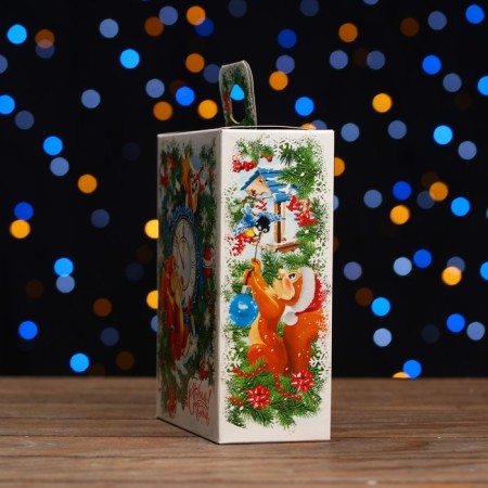 Gift box "Squirrels and arrows", 15.5 x 7 x 18.5 cm-2
