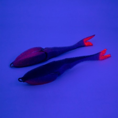 Foamen fish yaman devious minnow on a double, 135 mm, color 25 UV, 5 pcs.-1