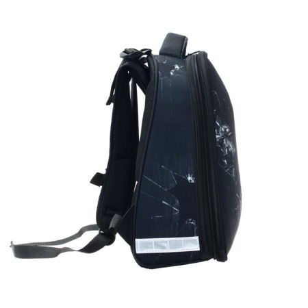 School backpack 38 x 30 x 16 cm, ergonomic back, stavia "bullet", multicolor-4
