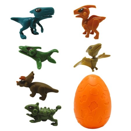 Collectible figurine-scurry dinosaur Crazy Dino Egg Boom, with a map, mix