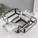 Casket Plastic Metal Carcass "Black matte" 18x25x18 cm