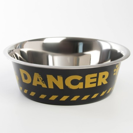 Metal bowl for Danger dog, 4 l, 28x9 cm-3