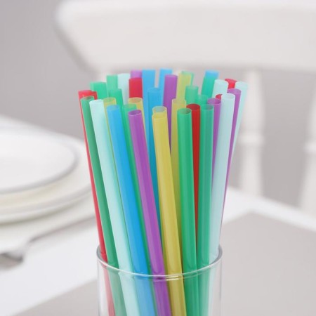 Disposable tubes for drinks Fresh, 21 cm, d = 7 mm, 250 pcs, color mix-1