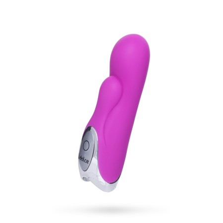 Toyfa Dolce Jaden vibrator, silicone, pink color, 12.5 cm