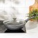 Frying pan “Granite Wok”, D = 28 cm, glass cover, anti-stick coating, dark gray color