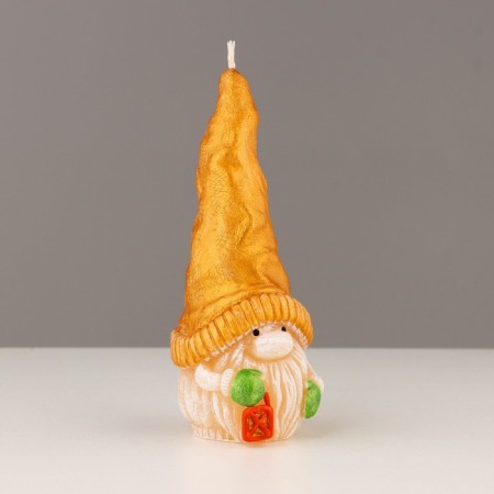 Spend of decorative "Fairytale Dwarf", 5.2x5.8x13.2 cm, metallic-3