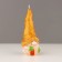Spend of decorative "Fairytale Dwarf", 5.2x5.8x13.2 cm, metallic