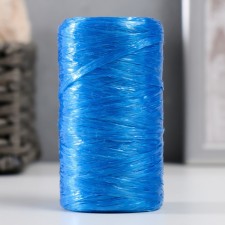 Gingerbread for manual knitting 100% polypropylene 200m/50g. (51-blue)