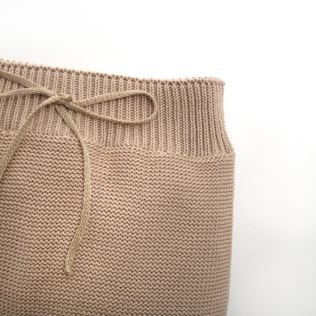 Knitted crumb set "Cute" growth 86-92 cm, beige color-6