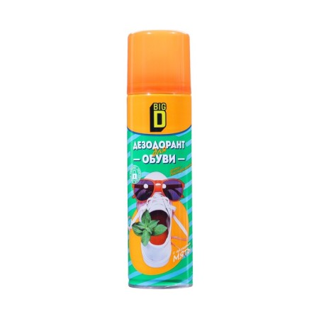 Deodorant for shoes "Big D" with a mint aroma, 150 ml