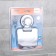 ACCOONA A11405 vacuum suction cup holder on a vacuum suction cup, chromium color