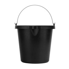 Bucket Construction SibRTST 81478, plastic, high -strength, with a nose, 12 liters