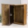 Safe-book wood to the leatherette "flower" embossing, under metal 30x20x6.8 cm