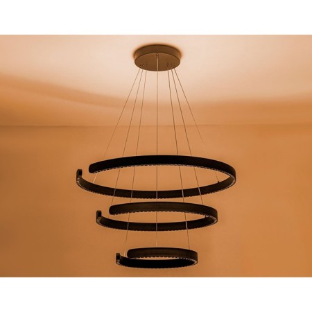 LED LED suspension Ambrella Light, Linetech, FL5888, LED, 90 W, 7200LUM, 3000-6400K, black color black-3