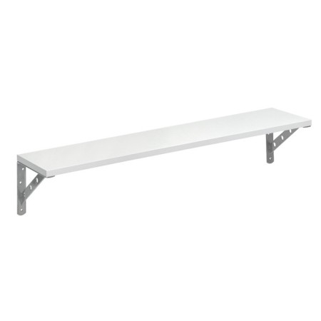 Shelf with bracket, 800x200, white-1