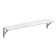 Shelf with bracket, 800x200, white