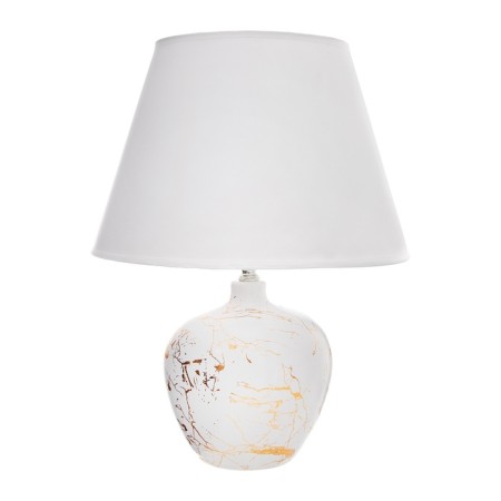 Traffic lamp with lampshade Risalux "Sarin", E27, 40 W, white-gold, 30 × 30 × 39.5 cm-5