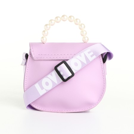 Baby bag on a valve, lilac color-1
