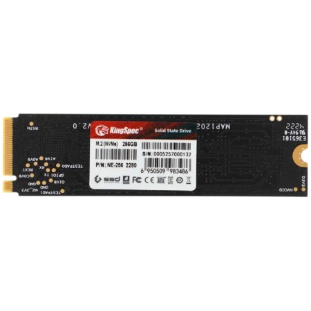 SSD M.2 KingSpec NE 256 GB PCIE NE-256-1