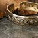 Narrow “Eye” bracelet, brass
