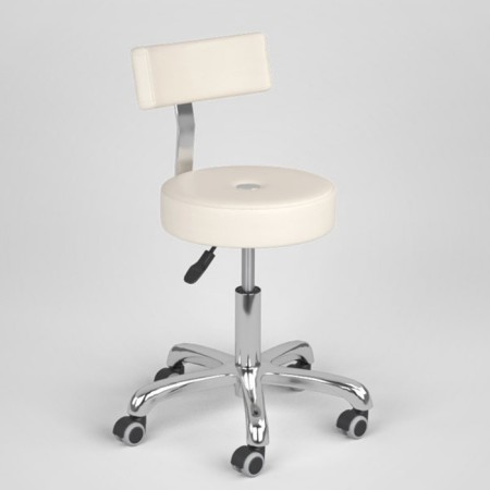 Chair for the master Romano, ivory color-1